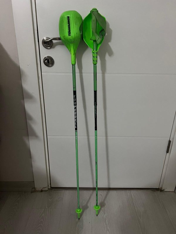 Komperdel Slalom Baton 115 cm (Korumaları ile Birlikte)